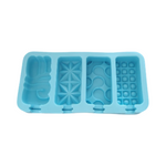 Moldé De Silicona Para Hacer Paletas De Mantecado
