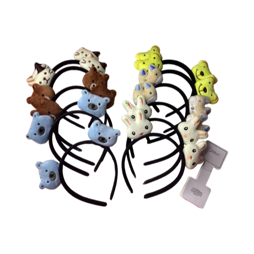 Docena Diademas Peluches