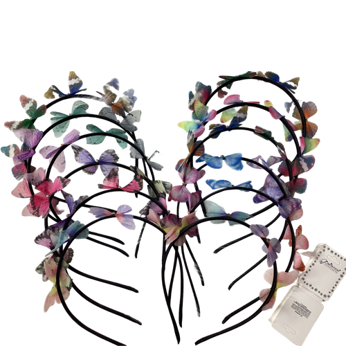 Docena Diademas Mariposas