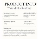 Bioaqua Vit E Manuka Honey Hand Wax