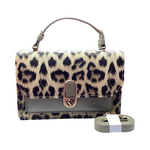 Cartera Animal Print Verde