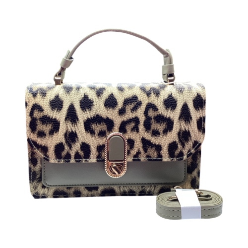 Cartera Animal Print Verde
