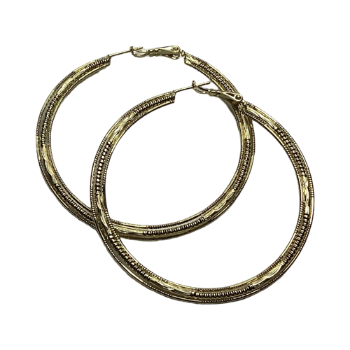 Arracadas Doradas De Oro Laminado 14K Alta Calidad