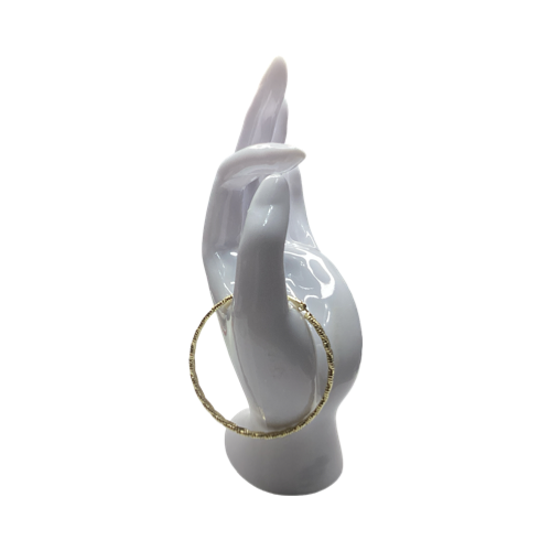 Arracadas Doradas De Oro Laminado 14K Alta Calidad