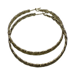 Arracadas Doradas De Oro Laminado 14K Alta Calidad