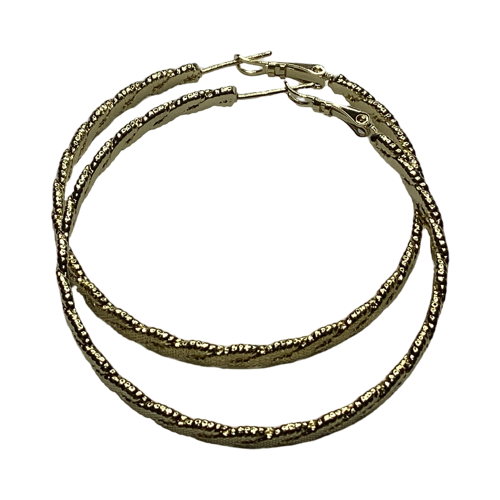 Arracadas Doradas De Oro Laminado 14K Alta Calidad