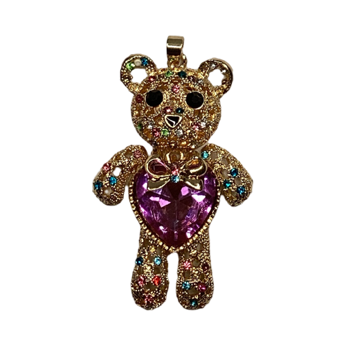 Dije Grande Oso Violeta