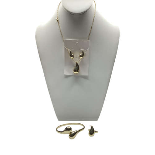 Set Collar Gota De Agua