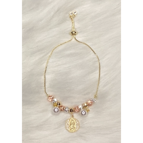 Pulsera 3 Color Virgen Maria