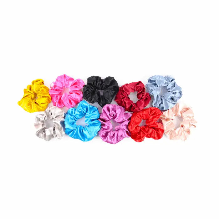 Scrunchies Satinadas (12 pcs)