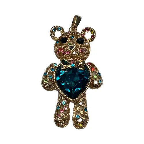 Dije Grande Oso Azul