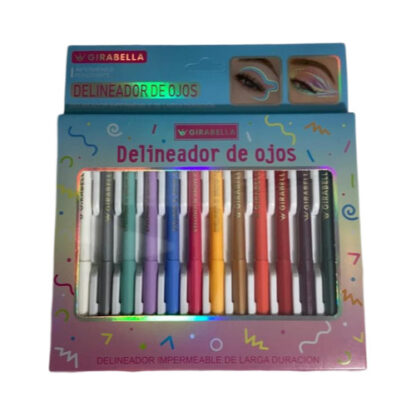 Delineador De Ojos Colores (12 Colores)