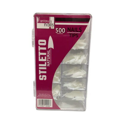 Tips Stiletto Natural (500 PZAS)